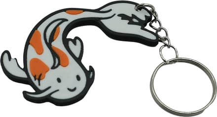 Koi sleutelhanger - 3d geprint - Cadeau liefhebber – Sleutelhanger dier - 8cm
