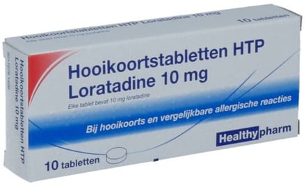 Healthypharm Hooikoortstabletten HTP Loratadine 10 mg - 2 x 10 tabletten