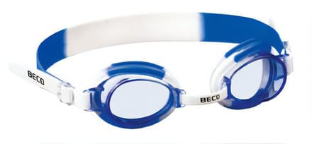 BECO zwembril Halifax - wit/blauw- voor kinderen 8+