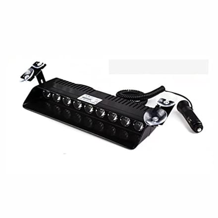 LED Flashlicht voor Auto en Truck - 9W Strobe Licht met Suction Cups en 12V Adapter