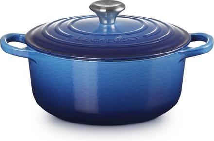 Le Creuset - Braad- / Stoofpan Signature rond Azure 18cm 1,8l