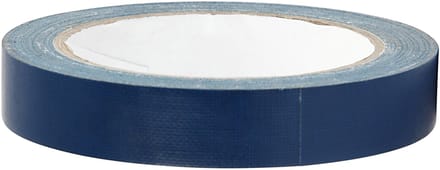 Canvas tape, B: 19 mm, blauw, 25 m/ 1 rol