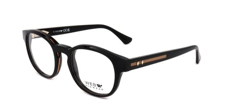 Web WE5411 Shiny black 51/21/150 MAN Brilmonturen
