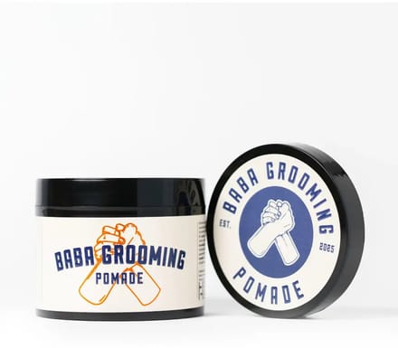 Baba Grooming Pomade 120ml - Waterbasis Haarpomade - Medium Hold - Natuurlijke Glans