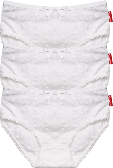 Claesen's® - Slip 3-pack Embroidery WitCL 930-White Embroidery-4