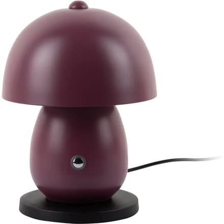 Leitmotiv Tafellamp Mono Led - Donkerpaars - Ø14cm - Scandinavisch