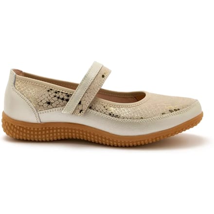 Leren ballerina's vrouw Pédiconfort
