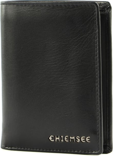 CHIEMSEE Leren Portemonnee Leather Wallet Black Zwart