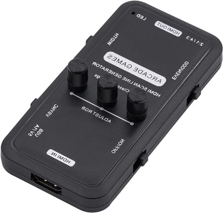 Draagbare HDMI Scanline Generator voor Retro Gaming, MAME, Arcade en Emulator - Audio Video Output Board