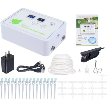 Automatisch Bewateringssysteem Timer Plantenbewateraar Zelfvergrendelende Interface Ingebouwde Zelfaanzuigende Pomp US plug