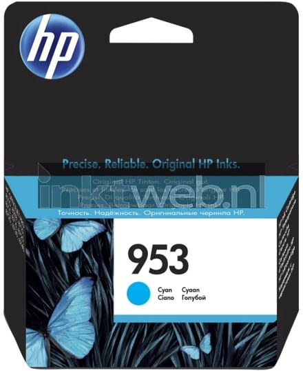 HP Inktcartridge 953 (F6U12AE) Cyaan
