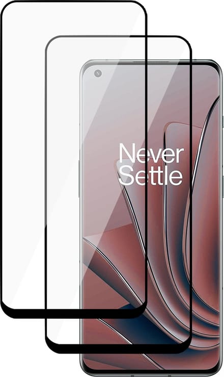 Screenprotector geschikt voor OnePlus 10 Pro - Tempered Glass Full Screen Protector - 2 Stuks