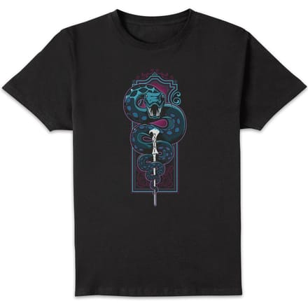 Harry Potter Nagini Neon t-shirt - Zwart - M