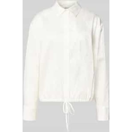 Relaxed fit overhemdblouse van puur katoen