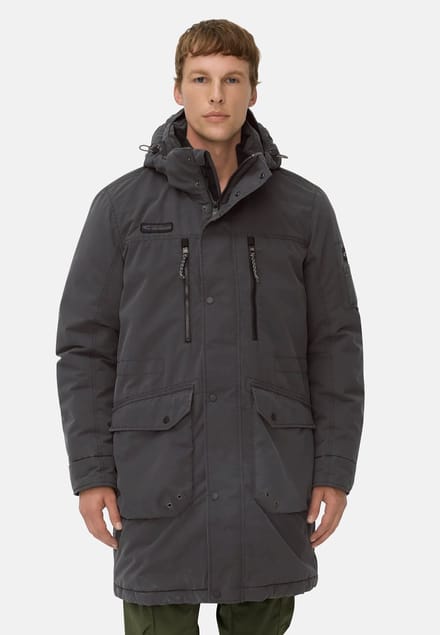camel active Parka met afneembare capuchon - Maat - Zwartmenswear-50