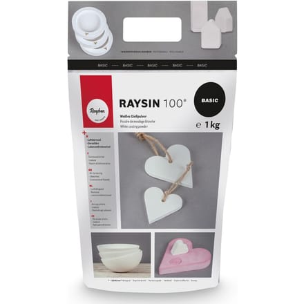 Gietpoeder "Raysin 100", wit - 1 kg