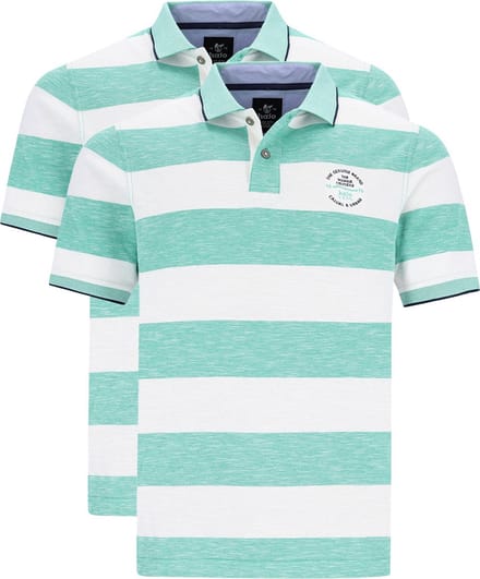 Hajo Heren poloshirt 2 pack Riviera