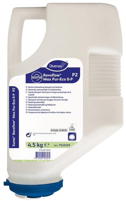 Diversey Suma Revoflow Max 0PP2 vaatwasmiddel Pur-Eco hoogconconcentraat