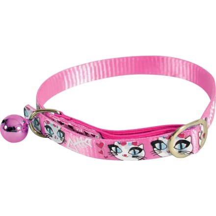 Verstelbare nylon kattenhalsband Zolux Ladycat