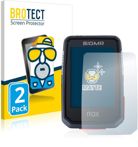 BROTECT - Screenprotector voor Sigma ROX 2.0 - Folie Beschermfolie matte 2 Stuks