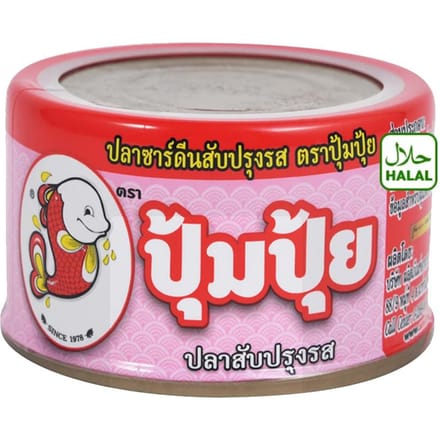 POMPUI Pâte de Poisson 80 g. x 1 / 3 / 6 pcs - Goût Thaï, Fabriqué en Thaïlande 80 g. x 3 pcs