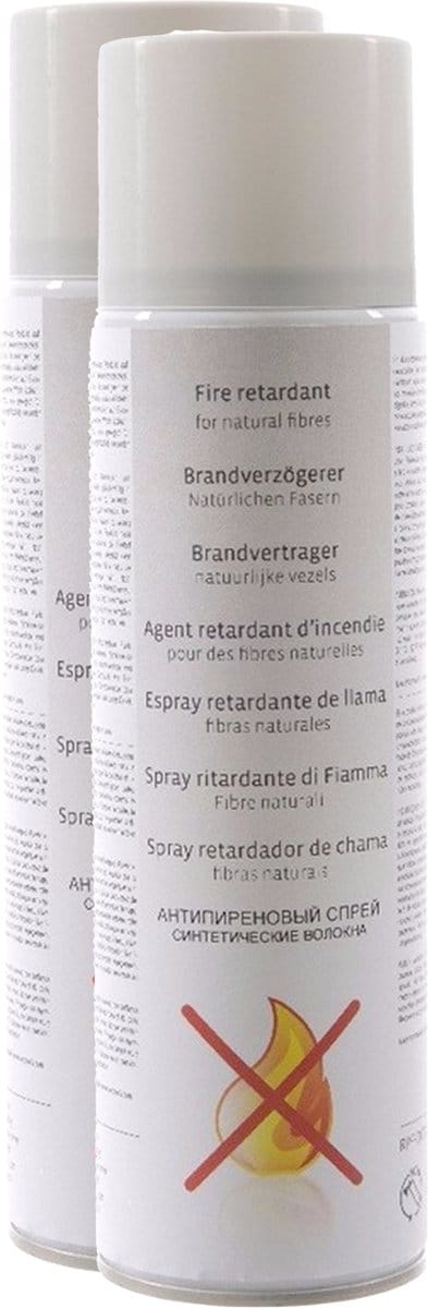 Impregneerspray - 2x stuks - transparant - 400 ml - kerstboom/kerststukjes impregneren