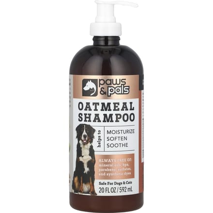 Paws & Pals, Shampoing à l'avoine, 20 fl oz (592 ml) black