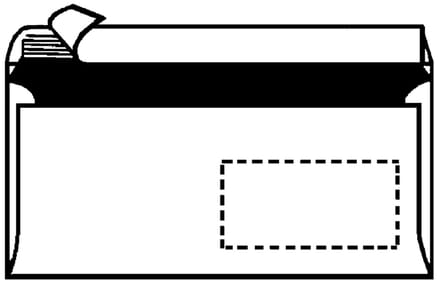 Herlitz Envelop DIN lang Wit 10419307