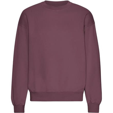 Oversized sweatshirt met ronde hals Colorful Standard Organic Dusty Plum