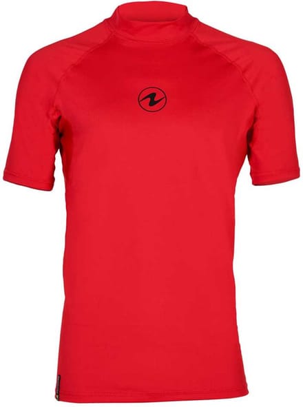 Aqualung Sf Korte Mouw Rash Guard Rood S