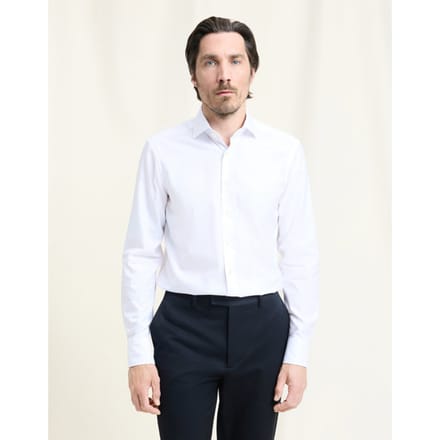 OLYMP Signature Overhemd, Tailored Fit, Signature Kent, Wit