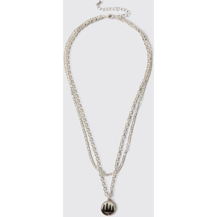 Gelaagde Ketting Met Boompendant | Silver