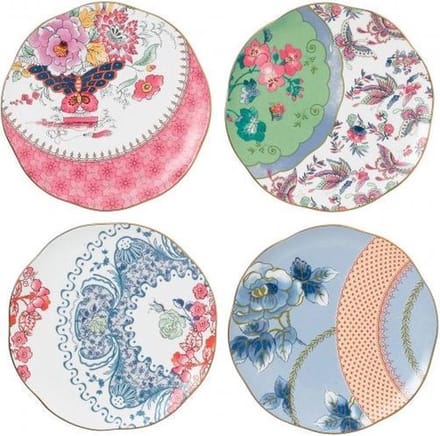 WEDGWOOD - Butterfly Bloom - Borden set/4