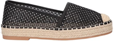 La Strada Espadrille Zwart Mesh - Damesschoenen - Maat - 39