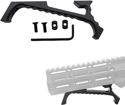 Case Bending Hoek Handmatige Pneumatische Hand Stop voor M-lok Compatibel KeyMod SLR Type Handguard System Rail Guards
