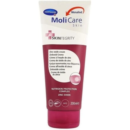 Hartmann Molicare Huidcrème met Zinkoxide - 200 ml - 12 flesjes van 200 ml