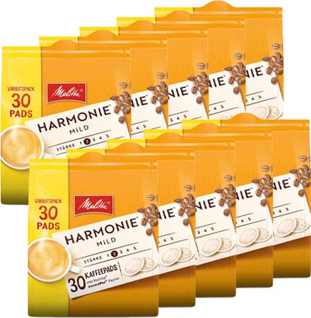Melitta - Harmonie Mild - 10x 30 pads