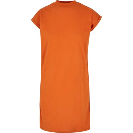 Urban Classics - Turtle Extended Shoulder Korte jurk - S - Oranje
