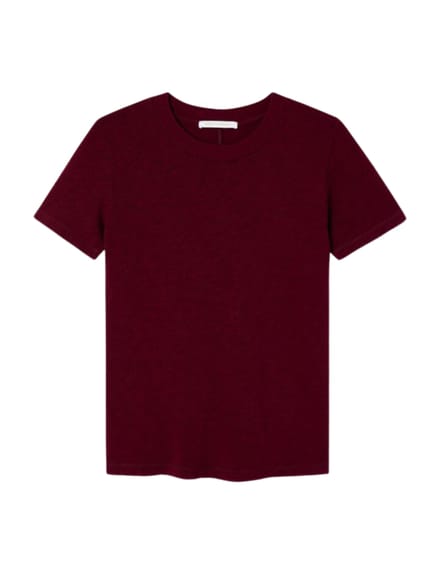 American Vintage Sonoma T-shirts Bordeaux Son28gh26