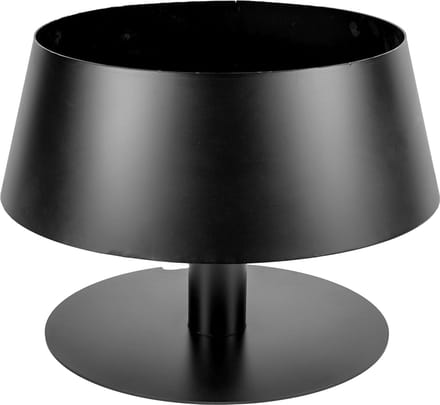 LaFerrotecnica Vuruschaal / Vuurlamp model LAMPADA BASSA Zwart Hittebestendig