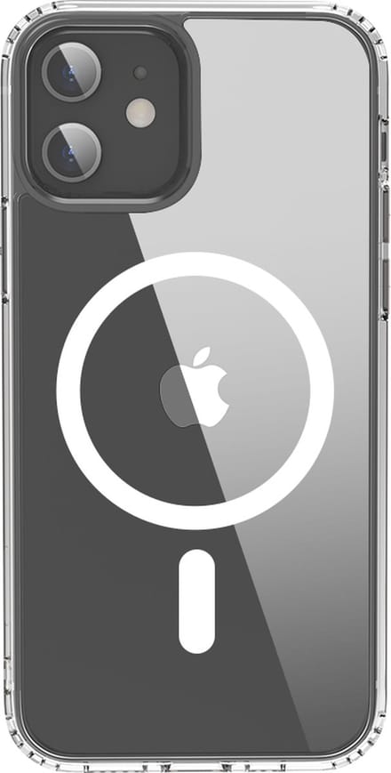 iDenn hoesje voor iPhone 12 Mini Transparant geschikt voor MagSafe
