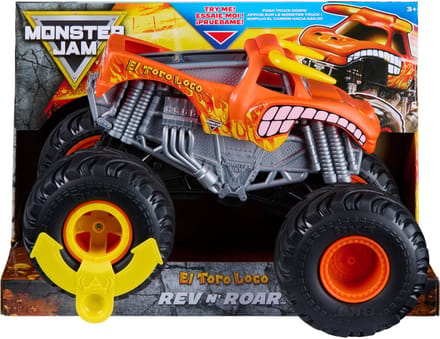 Spinmaster Monster Jam - 1:18 - Rev 'N Roar El Toro Loco Voertuigen