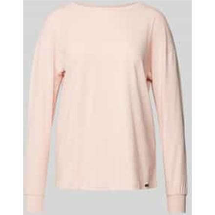 Shirt met lange mouwen en labelpatch, model 'Every Night'