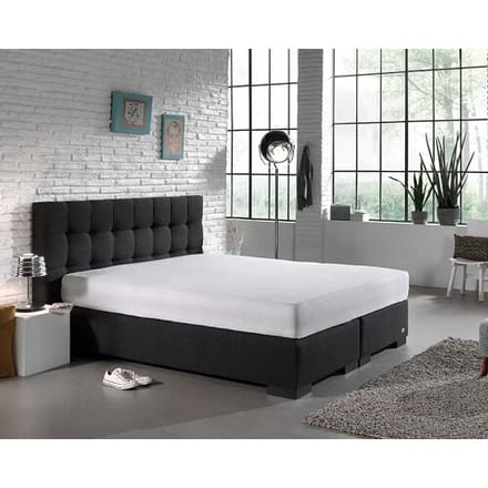 Sleeptime Molton Hoeslaken - Waterdicht Matrasbeschermer - 180x200/220 - Wit