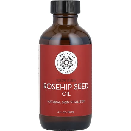Pure Body Naturals, huile de graines de rose musquée, 113 ml (118ml) brown