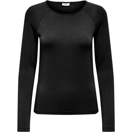 JDY - JDYKAISER L/S GLITTER O-NECK TOP JRS DIA - Dames - Blouses