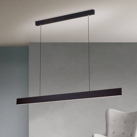 ORION LED hanglamp Gideon, Up- & downlight, zwart