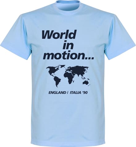 World In Motion T-shirt - Lichtblauw - XL