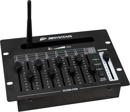 JBSystems - EZ-CON Controller / Draadloze DMX, 24 kanalen / Batterij met 10u autonomie