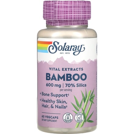 Bamboe Stengel Extract, 300 Mg, 60 Plantaardige Capsules
